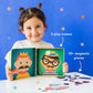 Petit Collage Funny Face Magnetic Travel Play Set - Fun Game for Families, Ideal for 2-4 Players, Ages 4+ - Travel Game for Kids with Handy Portable