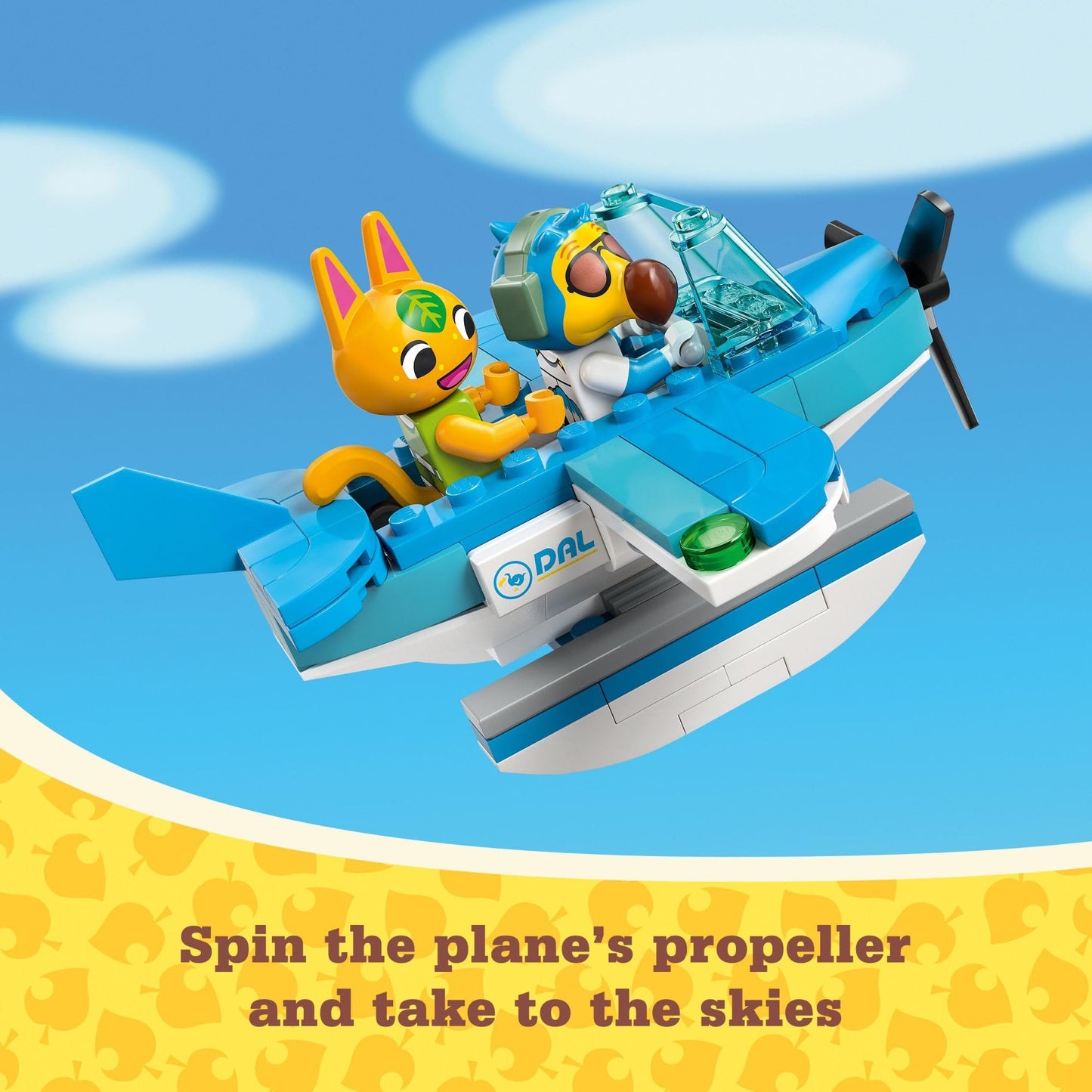 LEGO Animal Crossing Fly with Dodo Airlines Airport Playset, Kids’ Airplane Toy and Pilot Minifigure Inspired by The Video Game Series, Gift for Girls