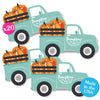 Big Dot of Happiness Happy Fall Truck - Decorations DIY Harvest Pumpkin Party Essentials - Set of 20