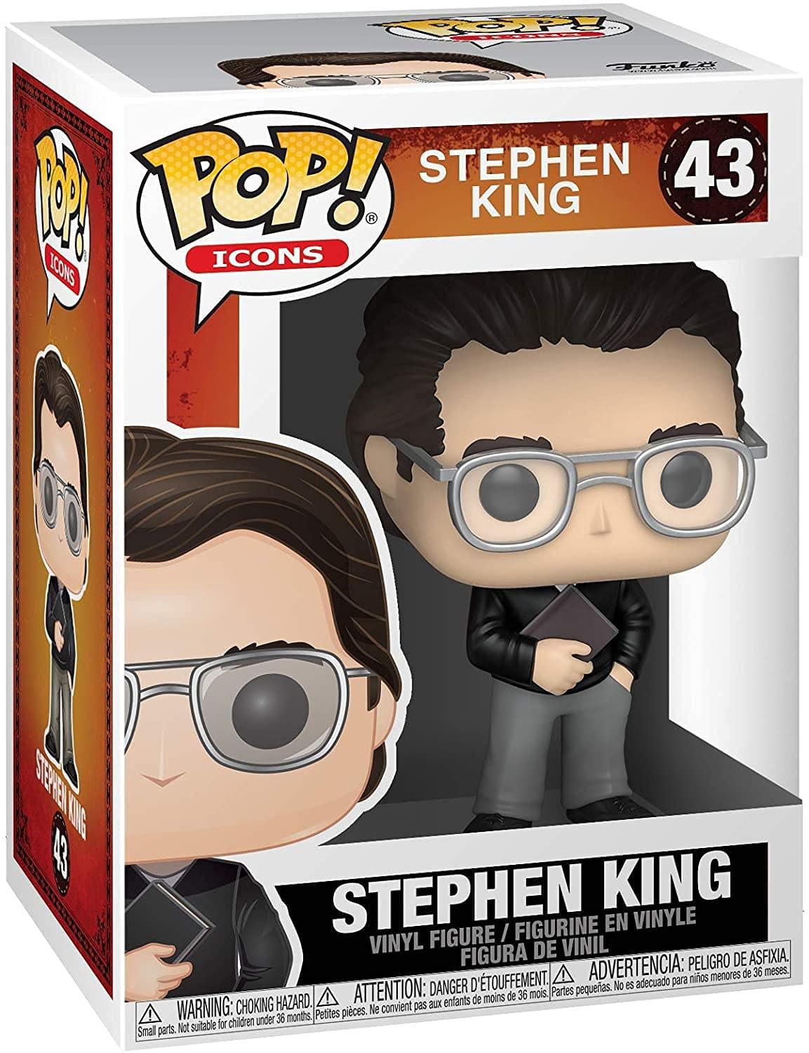 Funko Pop! Icons: Stephen King, Multicolor
