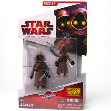 Star Wars Clone Wars Animated Action Figure Jawa 2-Pack