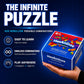 The Infinite Puzzle: Strategy Board Game for Familiy, Teens & Adults. 56 Hexagon Tiles for Solo or 1-8 Players. Travel-Friendly STEM Logic Game, 450