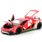 Jada Sonic Knuckles with Lamborghini Aventador SV - Hollywood Rides Die-Cast Vehicle & Knuckles Figure Toys - Opening Doors & Hood - Ages 8+