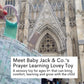 Baby Jack & Co. for This Child I Have Prayed Bible Verse Prayer Biblical Baptism Sensory Crinkle Tag Toy, Security & Teething Soothing Learning Lovey