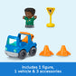 Fisher-Price Little People Roadside Tow & Go Figure & Vehicle Set