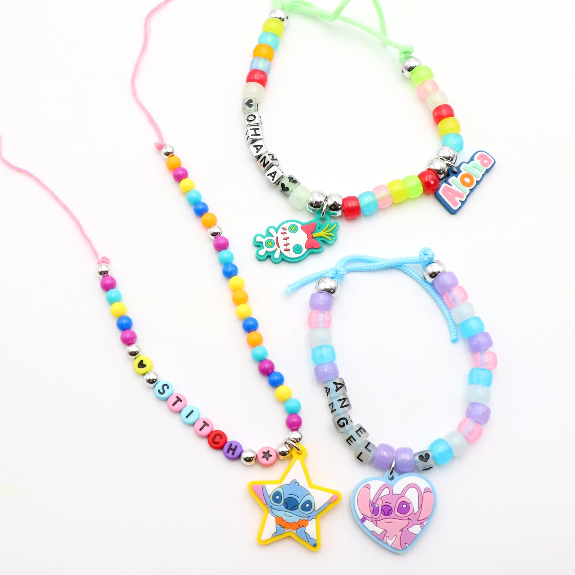 Tara Toys Disney Stitch Glow in The Dark Jewelry Activity Set