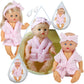 9 Sets for 9-10-11 Inch Alive Baby Doll Clothes Reborn Newborn Dress Outfits Clothing Costumes with Kitchen Accessory