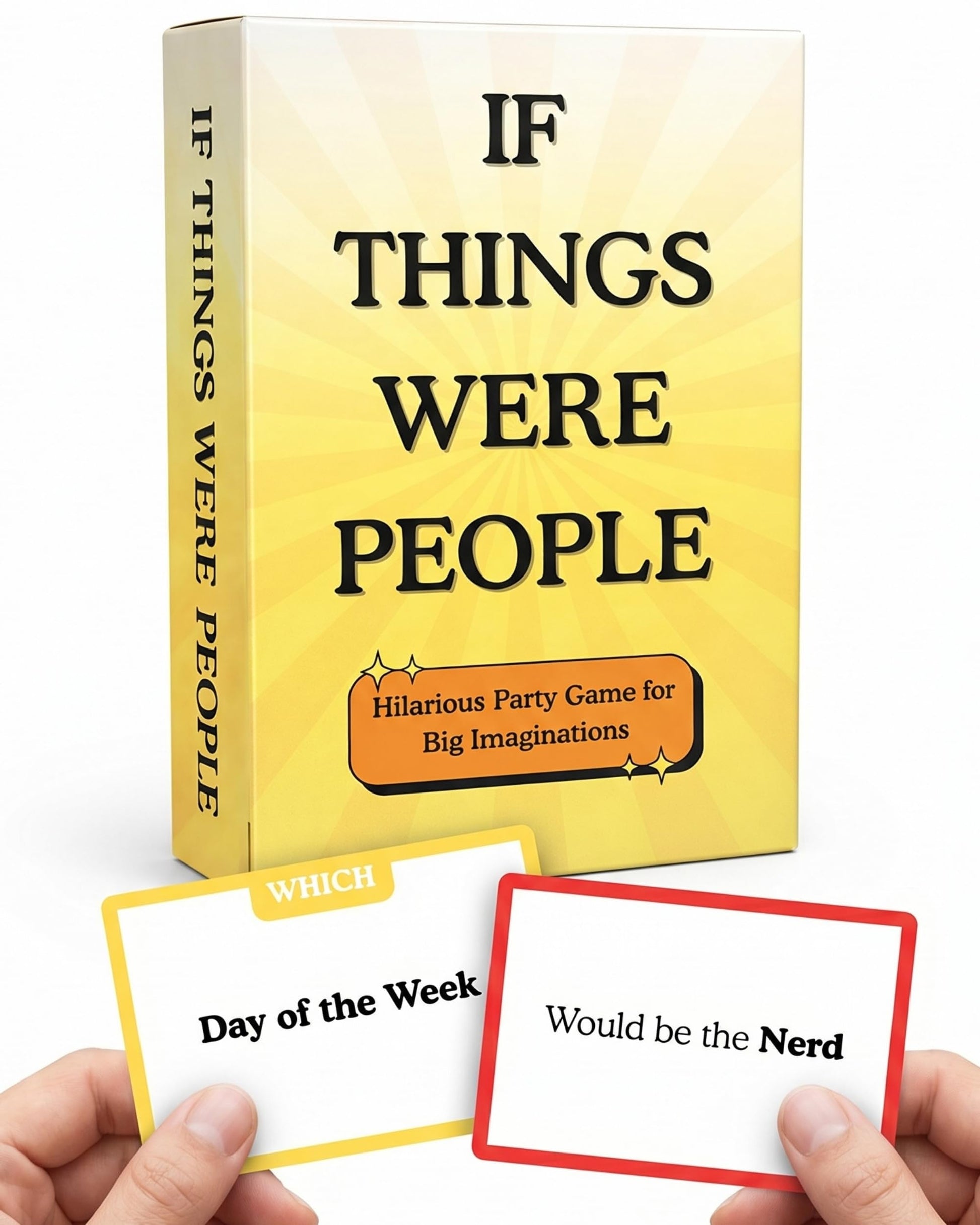Ice Breakout If Things were People - Funny Card Game for Family Game Night, Teens & Adults | Hilarious Debate Party Game for Families, Friends, Date