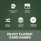 MasterPieces Officially Licensed Farmer's Almanac Flowers Playing Cards - 54 Card Deck for Adults