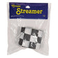 Beistle Flame Resistant Checkered Crepe Streamer, 21/2 by 30-Feet