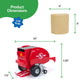 Big Country Toys Red Round Baler - Toy Hay Baler - 1:20 Scale - Farm Toys - Durable & Lifelike - Playable & Collectible…