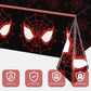 WPDISCZ 4Pcs Spider Birthday Decorations Tablecloths, 54" x 108" Spider Table Cloth Disposable Rectangle Plastic Table Cover for Birthday Party