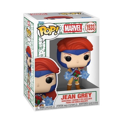 Funko Pop! Marvel: Holiday - Jean Grey - X-Men - Collectable Vinyl Figure - Gift Idea - Official Merchandise - Toys for Kids & Adults - Comic Books