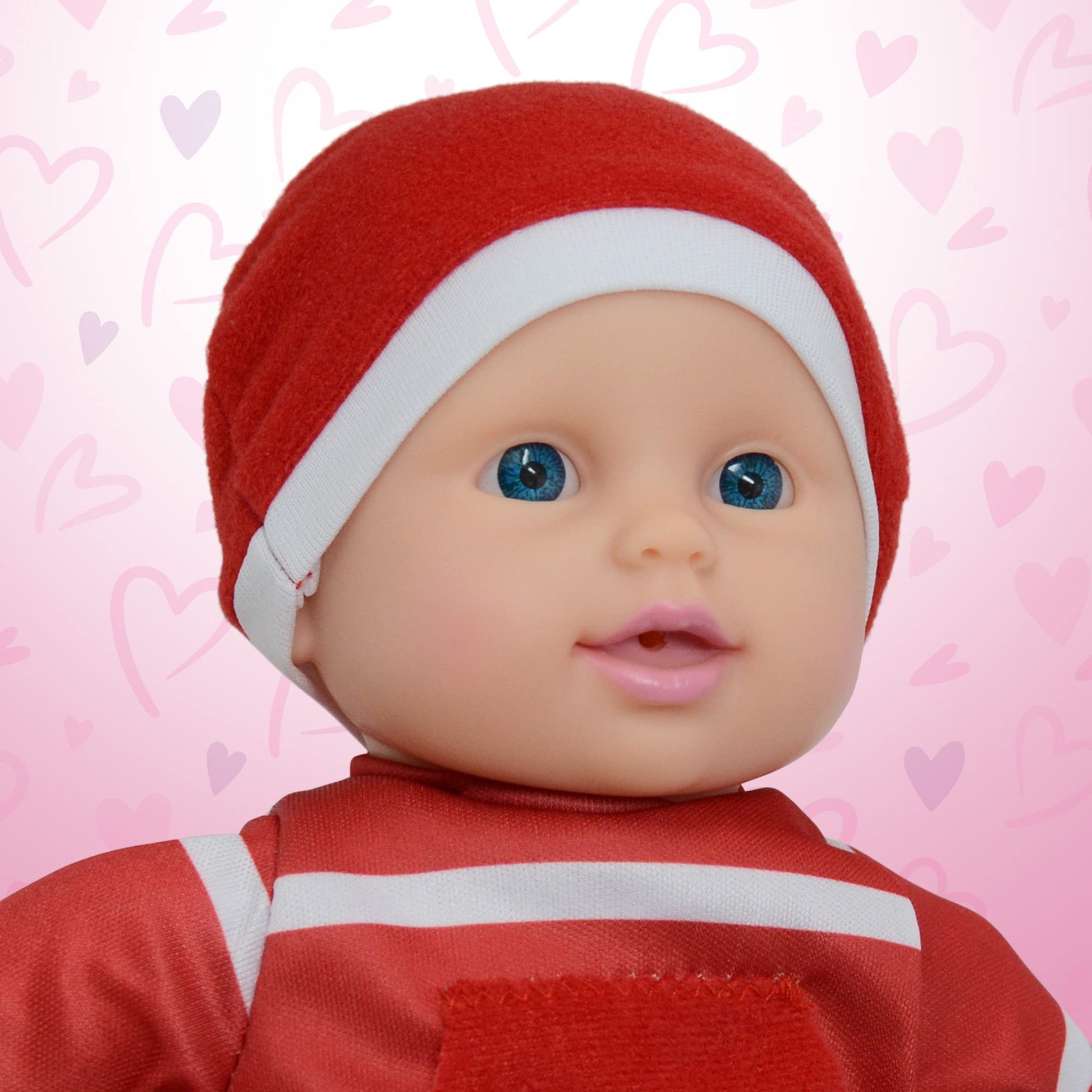 The New York Doll Collection 11 inch Soft Body Doll in Gift Box - Award Winner & Toy 11'' Baby Doll (Red Caucasian), (B332)