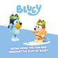 Bluey Figure 2-Pack Rug Island. 2 Episode-Themed Figures with Moving Arms & Paddleboard Accessories, 2.5-3" (6-7.6 cm) Poseable Toys for Kids