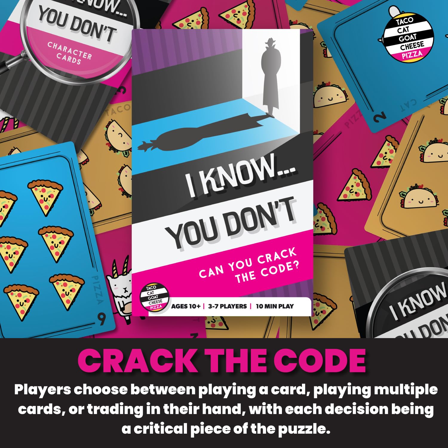 I know... You Don't Strategic Card Game for Family Game Night by Taco Cat Goat Cheese Pizza | Easy to Learn | Fast 10 Minute Rounds | Fun for Kids
