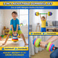 Kids Exercise Weight Set - 3-in-1 Adjustable Workout Toy Equipment for Children Pretend Play Exercise - Toddler Beginner Gym, Fitness, Weightlifting