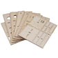 The Broken Token Board Game Organizer - Battlestar Galactica Compatible Wood Storage Box with Multiple Trays and Dividers