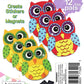 Owl Stickers Foam Crafts For Kids Magnet Kits for Kids Fall Crafts for Kids Preschool Crafts Kid Magnets Toddler Craft Kit Magnet Kids Owl Decal Party