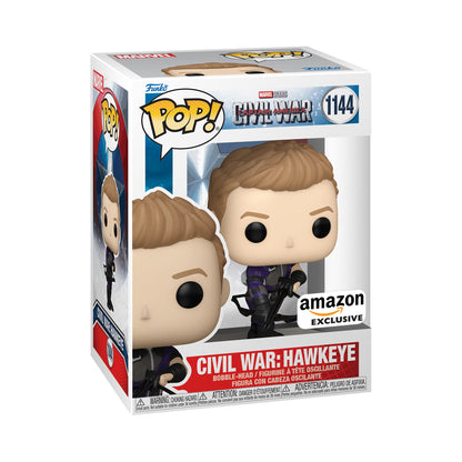 Funko Pop Marvel: Captain America: Civil War Build A Scene - Hawkeye Figure 2 of 12 - Amazon Exclusive - Collectable Vinyl Figure - Gift Idea
