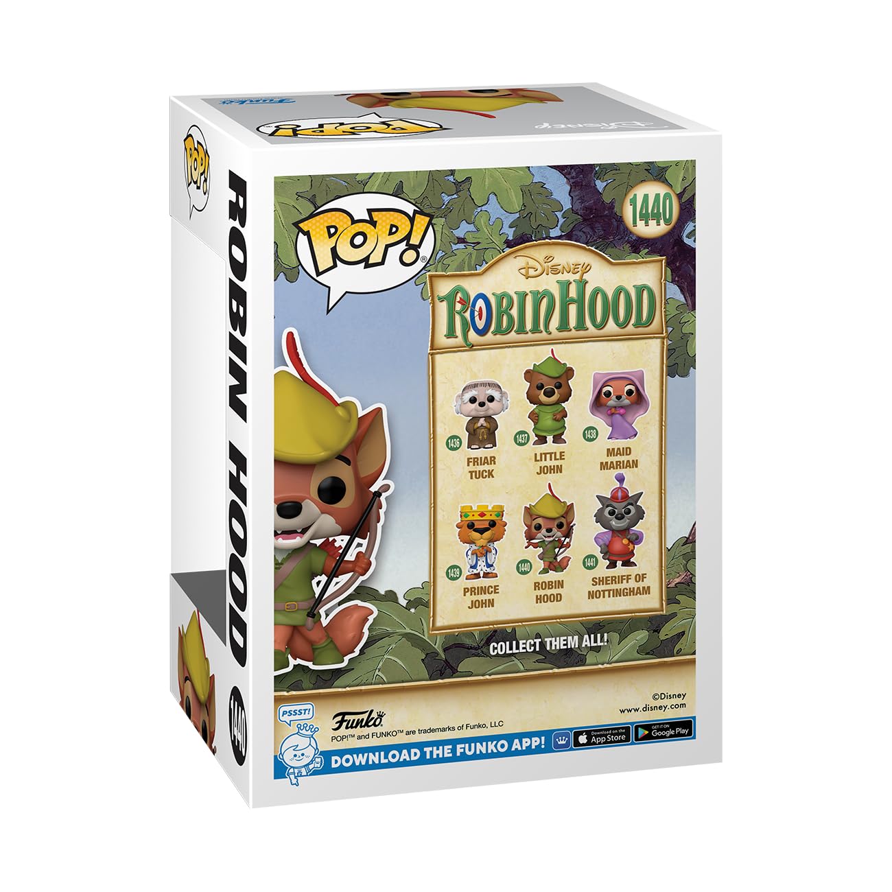 Funko POP! Disney: Robin Hood - Collectable Vinyl Figure - Gift Idea - Official Merchandise - for Kids & Adults - Movies Fans - Model Figure for