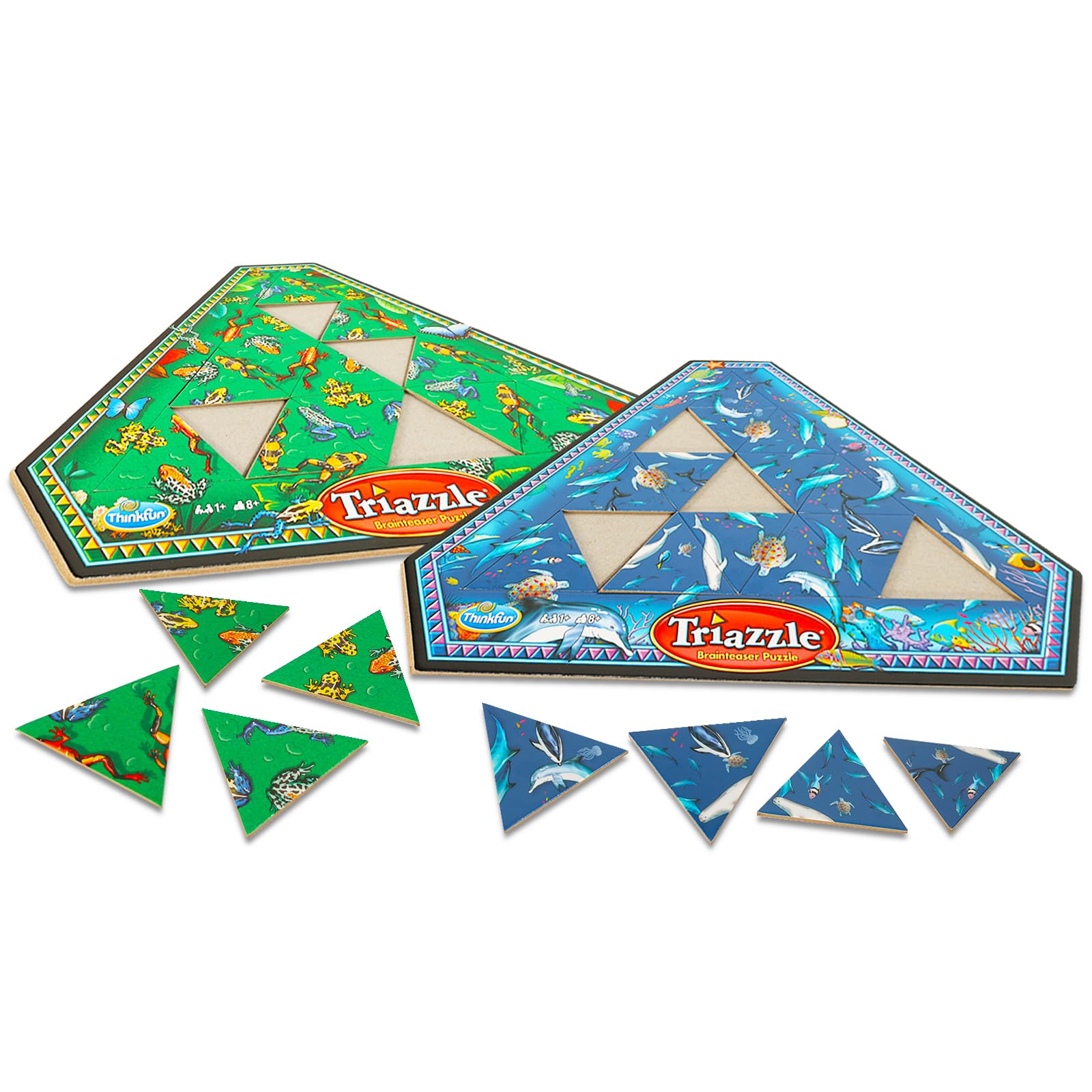 Triazzle Triangle Puzzle 2 Pack Bundle
