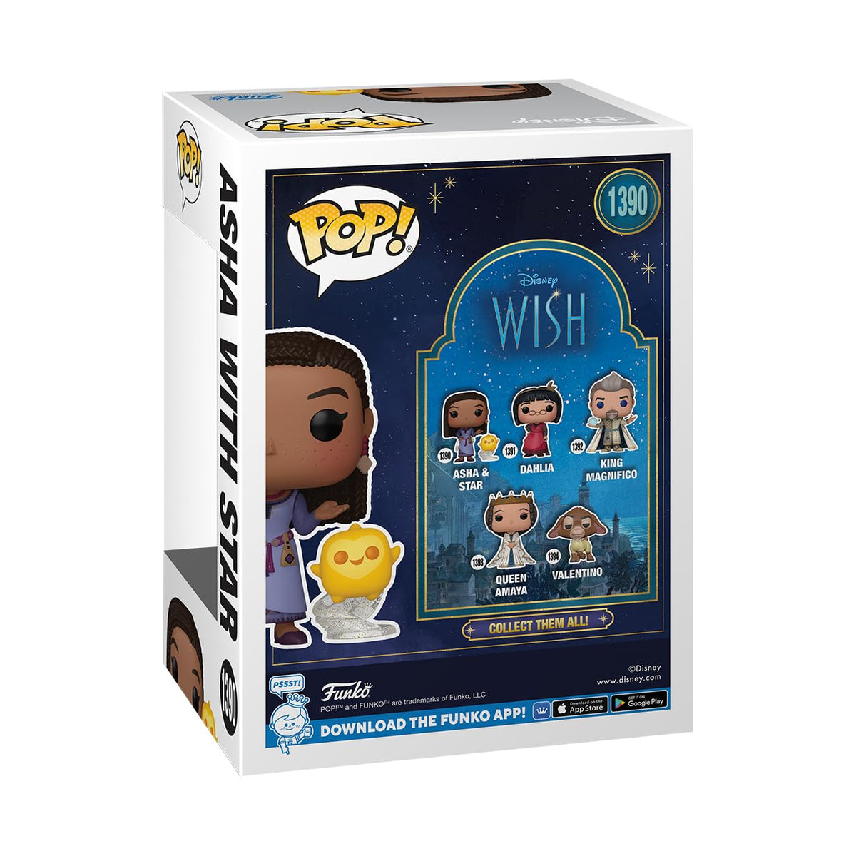 Funko POP! & Buddy: Disney Wish - Asha with Star - Collectable Vinyl Figure - Gift Idea - Official Merchandise - for Kids & Adults - Movies Fans