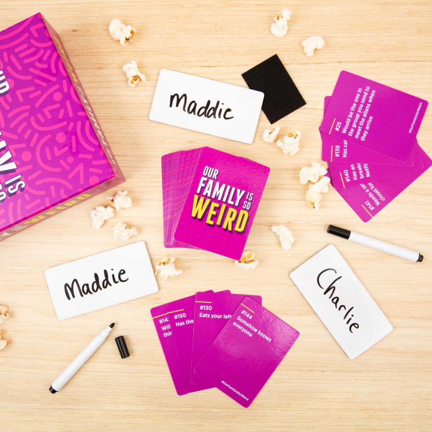 DSS Games Our Family is So Weird [A Family Card Game to Decide Who’s Most Likely to | Game Night Idea for Teens, Adults & Groups Great for Reunions