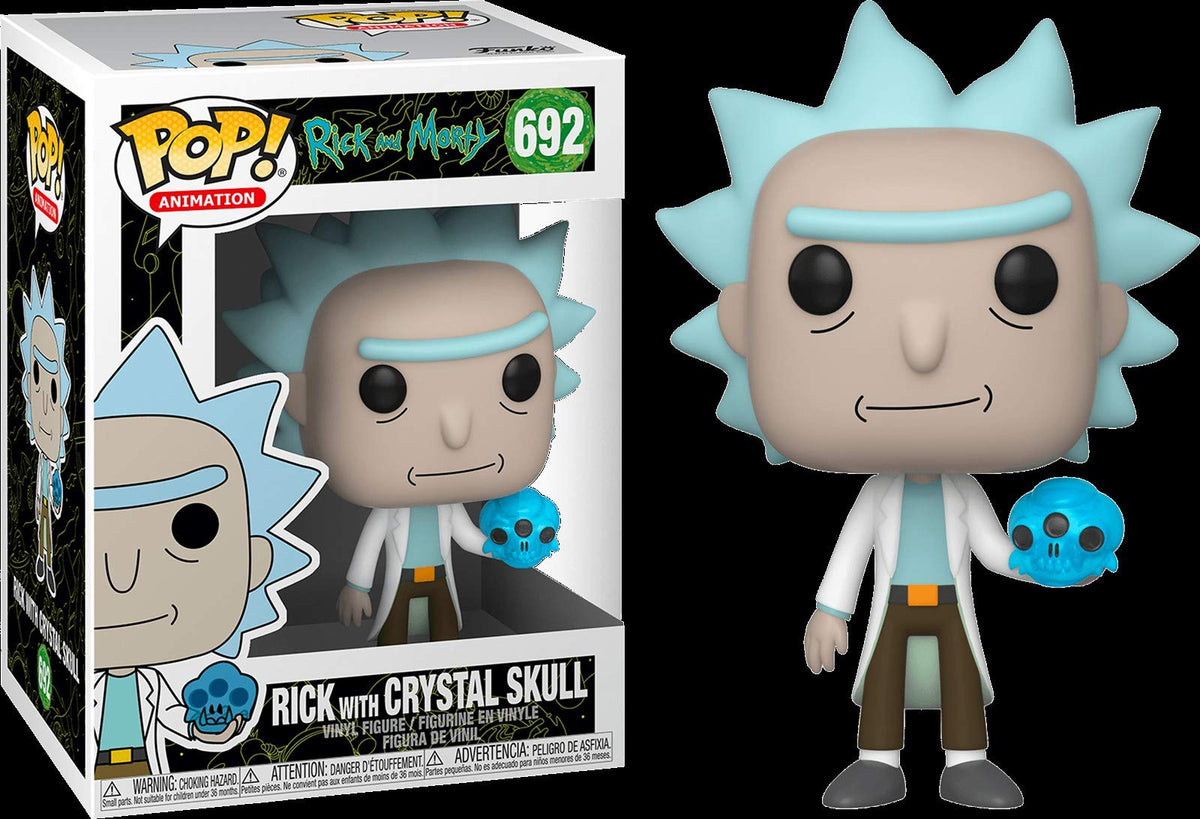 Funko POP! Animation: Rick and Morty - Rick & Morty with Crystal Skull