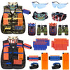 2 Pack Kids Tactical Vest Kit for Nerf Guns Game N-Strike Elite