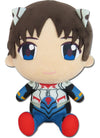 Great Eastern Entertainment Evangelion New Movie - Shinji Ikari (Plug Suit) Sitting Plush 7" H