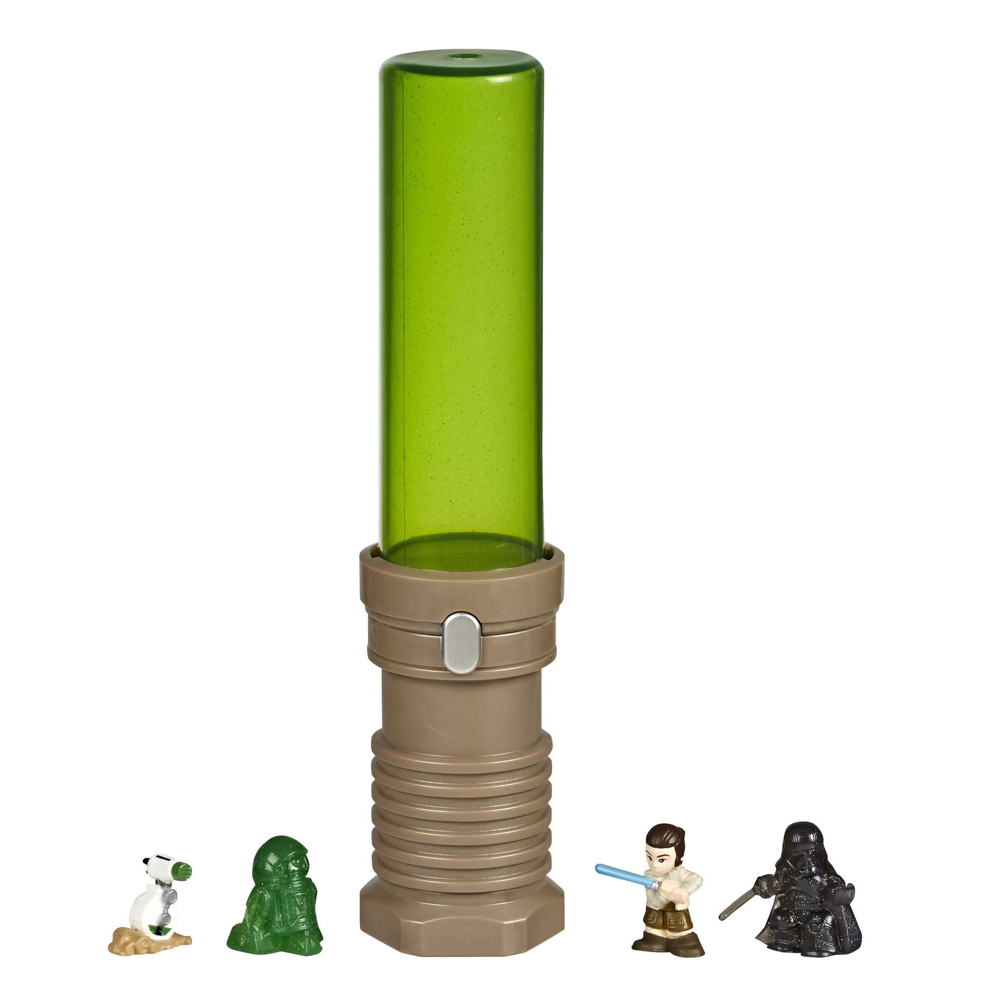 STAR WARS Micro Force Wow! Series 3 - Mini Collectible Figures in Lightsaber Toy Surprise Pack (Packaging My Vary)