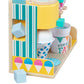 Melissa & Doug Fun at The Fair! Wooden Snow-Cone and Slushie Play Food Set - FSC Certified