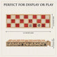 WE Games Senet Egyptian Board Game - Handcrafted Solid Wood Senet Set for Historical Education, Cultural Appreciation & Strategy - Ancient Game