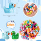 WEHOO 220 Pieces Mini Resin Duck Miniature Figures Micro Fairy Garden Landscape Aquarium Hide and Seek Prank Dollhouse Ornament Potted Plants Cake