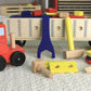 Melissa & Doug Big Rig Building Truck Wooden Play Set Multi