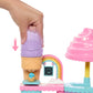 Barbie Club Chelsea Ice Cream Shop Playset with Chelsea Doll, 2 Dough Colors, and Accessories