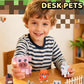 Aousin 3D Printed Animals, Adorable Desk Pets for Desk Decor Gifts (Farm Animal)