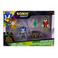 Sonic Prime 2.5-inch Action Figures Bos Cage Maze Themed 5 Pieces: Sonic, Gnarly Knuckles, Mangey Tails, Tree Stump and Green Shard. Ages 3+