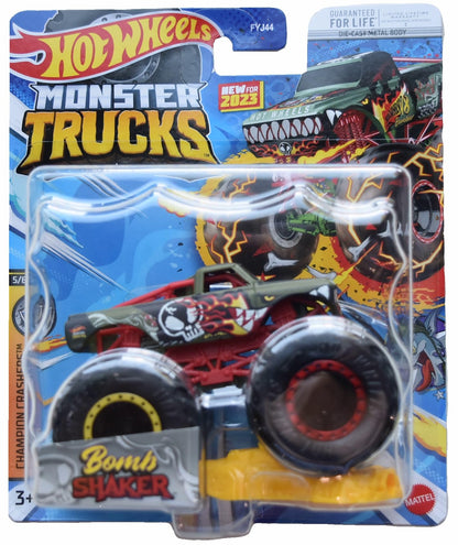 Matchbox Hot Wheels Monster Trucks Bomb Shaker, Champion Crashers 5/6 Connect and Crash Car