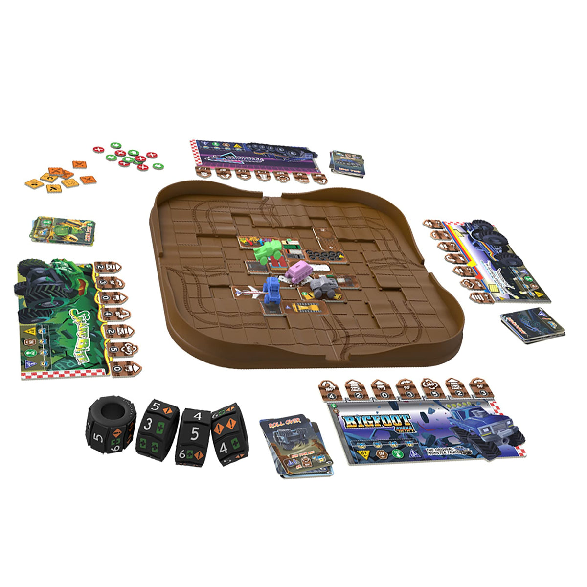 XYZ Game Labs | BIGFOOT: Roll & Smash | Dice and Puzzle Game | Press Your Luck Board Game | 2 to 4 Players | Ages 8+