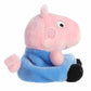 Aurora® Playful Peppa Pig™ George Pig Palm Pals™ Stuffed Animal - Officially Licensed Toys for All Fans - Perfect for Birthdays, Adults and Kids All