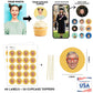 Andaz Press 20 Custom Cupcake Toppers, Personalized Cupcake Topper with Custom Face Photo, Name, Customized Cupcake Toppers for Graduation, Birthday