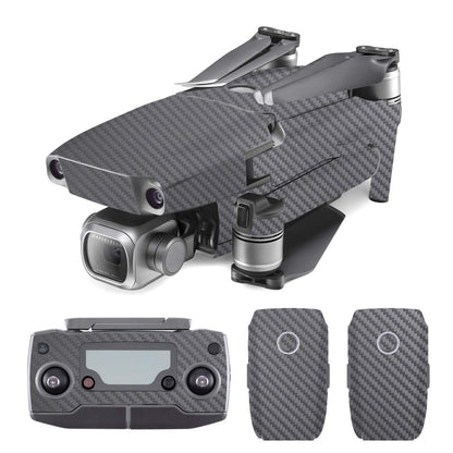 SopiGuard 3M Gunmetal Gray Carbon Fiber Vinyl Sticker Skin for DJI Mavic 2 Pro/Zoom