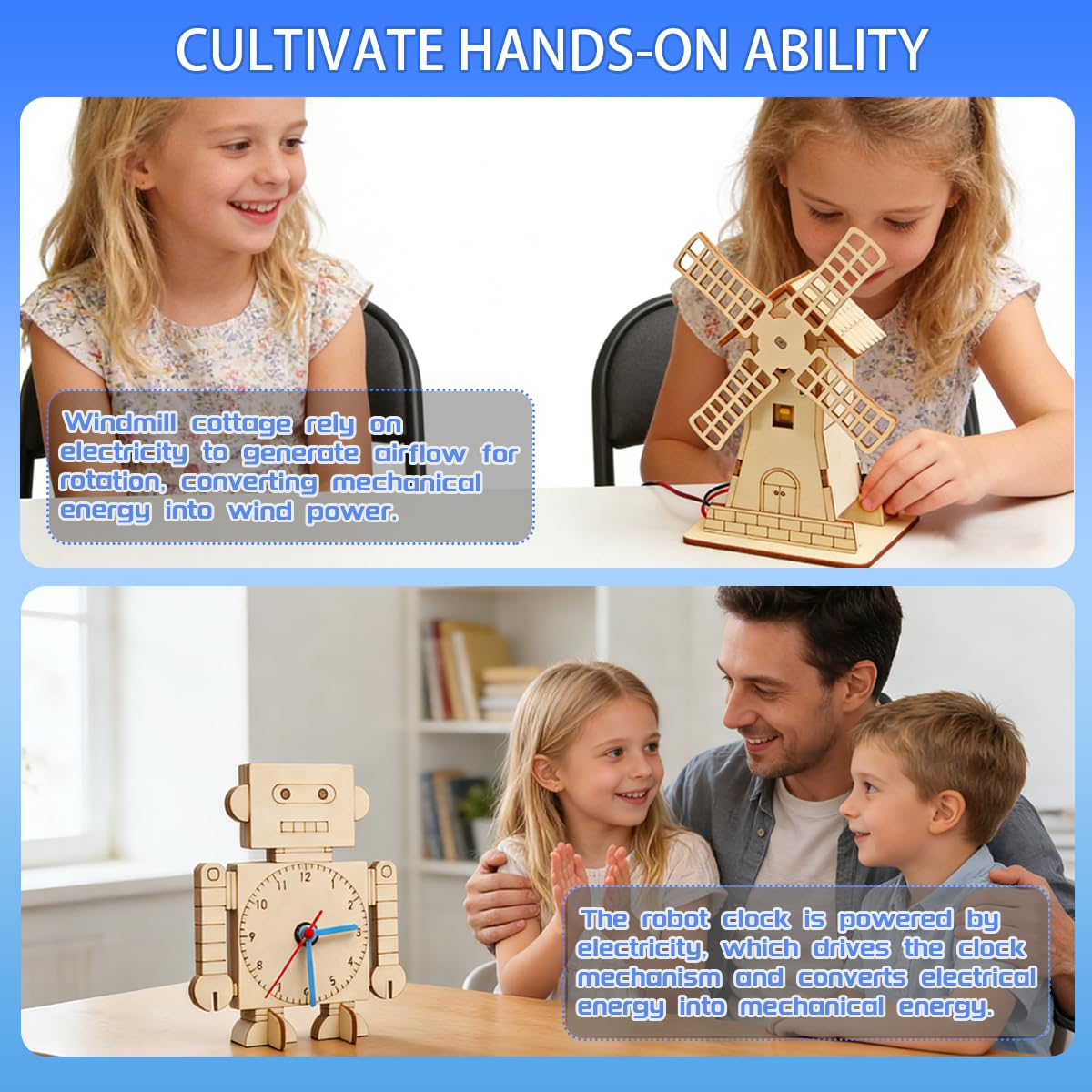 6 in 1 STEM Kits for Kids Ages 8-10-12-14, Stem Toys for Boys Age 8-12, Science Projects, 3D Puzzles for Kids, Educational STEM Toys,Birthday Gifts