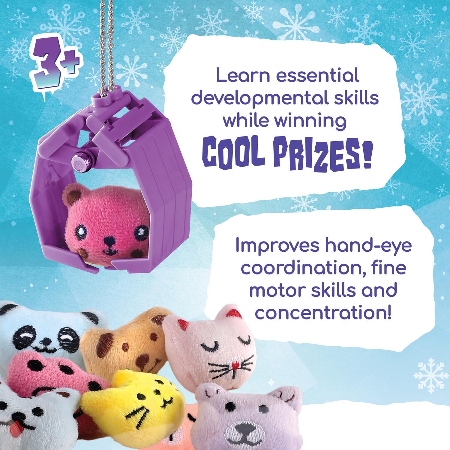 MindWare Polar Bear Prize Machine Crane Game - Electronic Arcade Game Machine for Ages 3 and Up