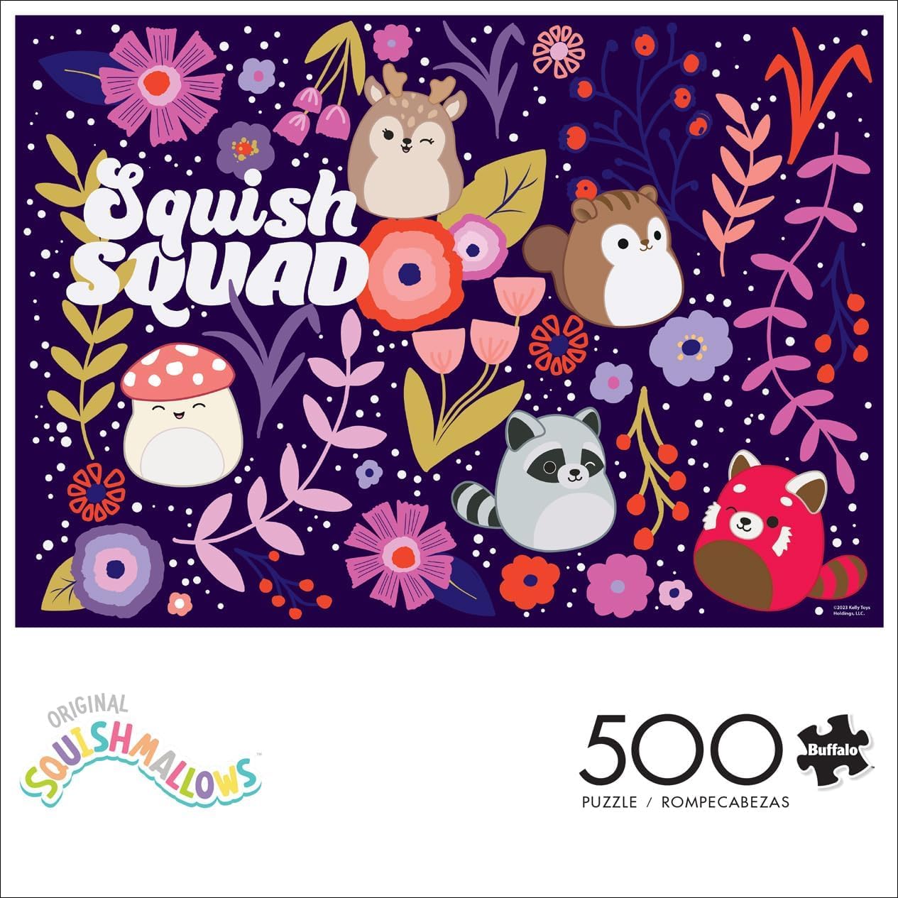 Buffalo Games - Squishmallow Squish Squad - 500 Piece Puzzle for Adults