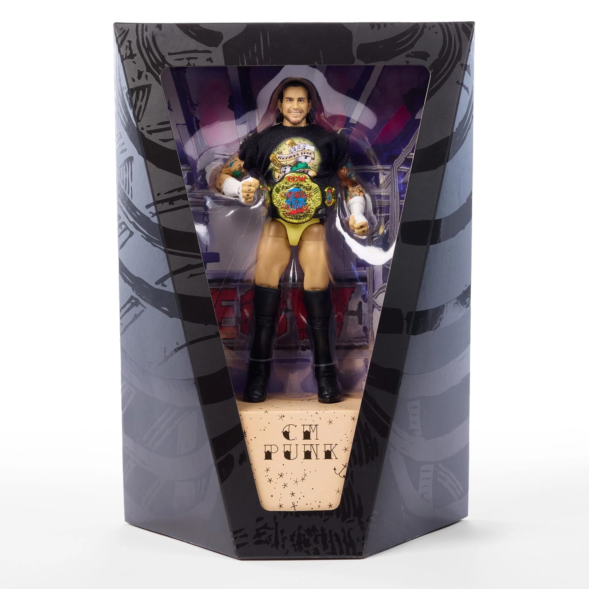 WWE Ultimate Edition CM Punk ECW Championship Action Figure