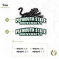 Desert Cactus Plymouth State University Sticker Panthers Vinyl Decal Laptop Water Bottle Car Scrapbook (4 Inch Set V1)