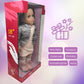 18 Inch Dolls with Soft Hair - Soft Body 18 inch Doll, Poseable Vinyl Arms & Legs, Dress Outfit - Cute 18" Doll Set for Girls